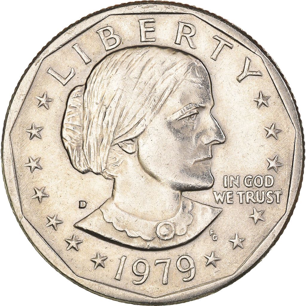 United States | 1 Dollar Coin | Susan B. Anthony | KM:207 | 1979 - 1999
