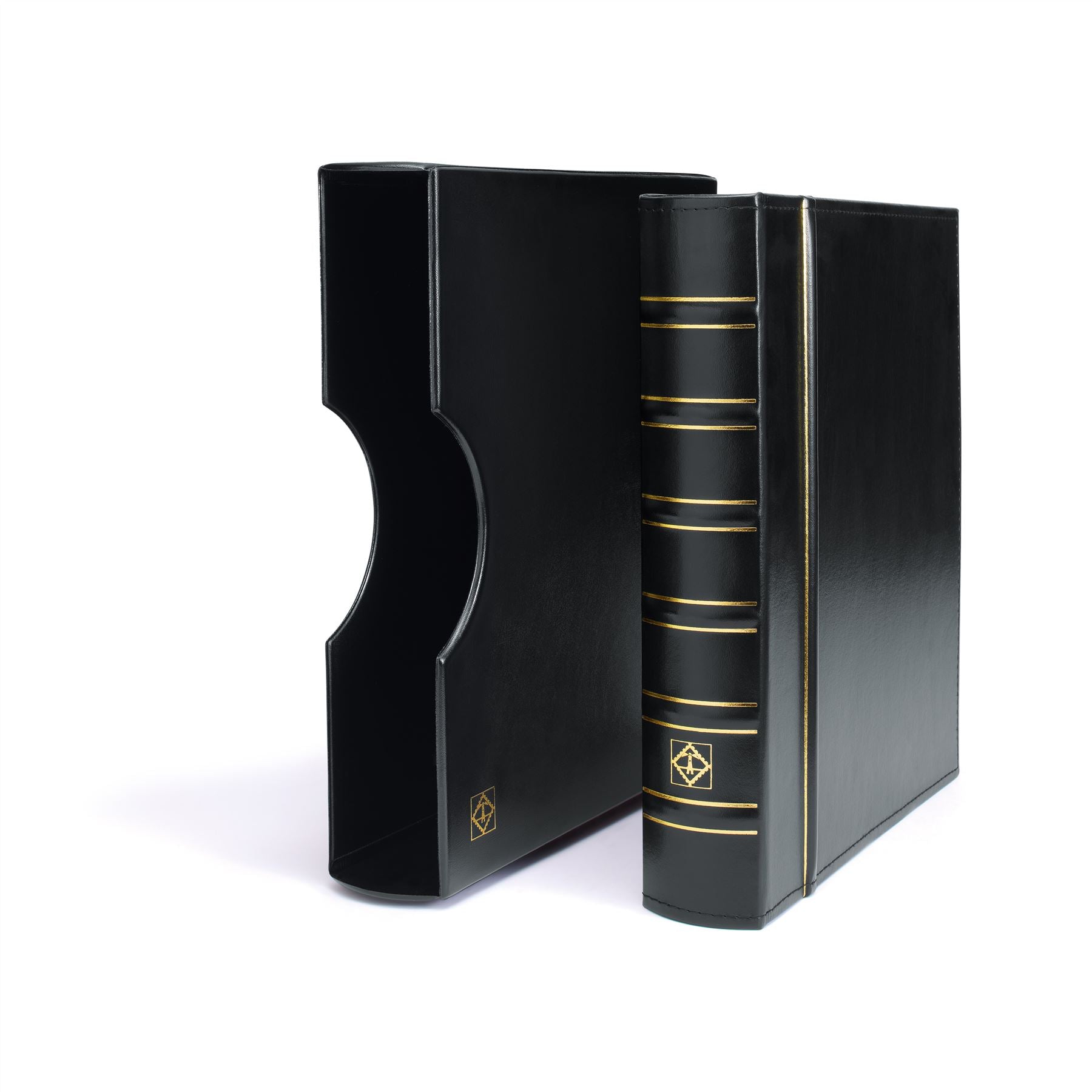 GRANDE CLASSIC Ring Binder with Slipcase | Coin and Banknote Album | Up to 60 Sheet Capacity | 4 Color Options