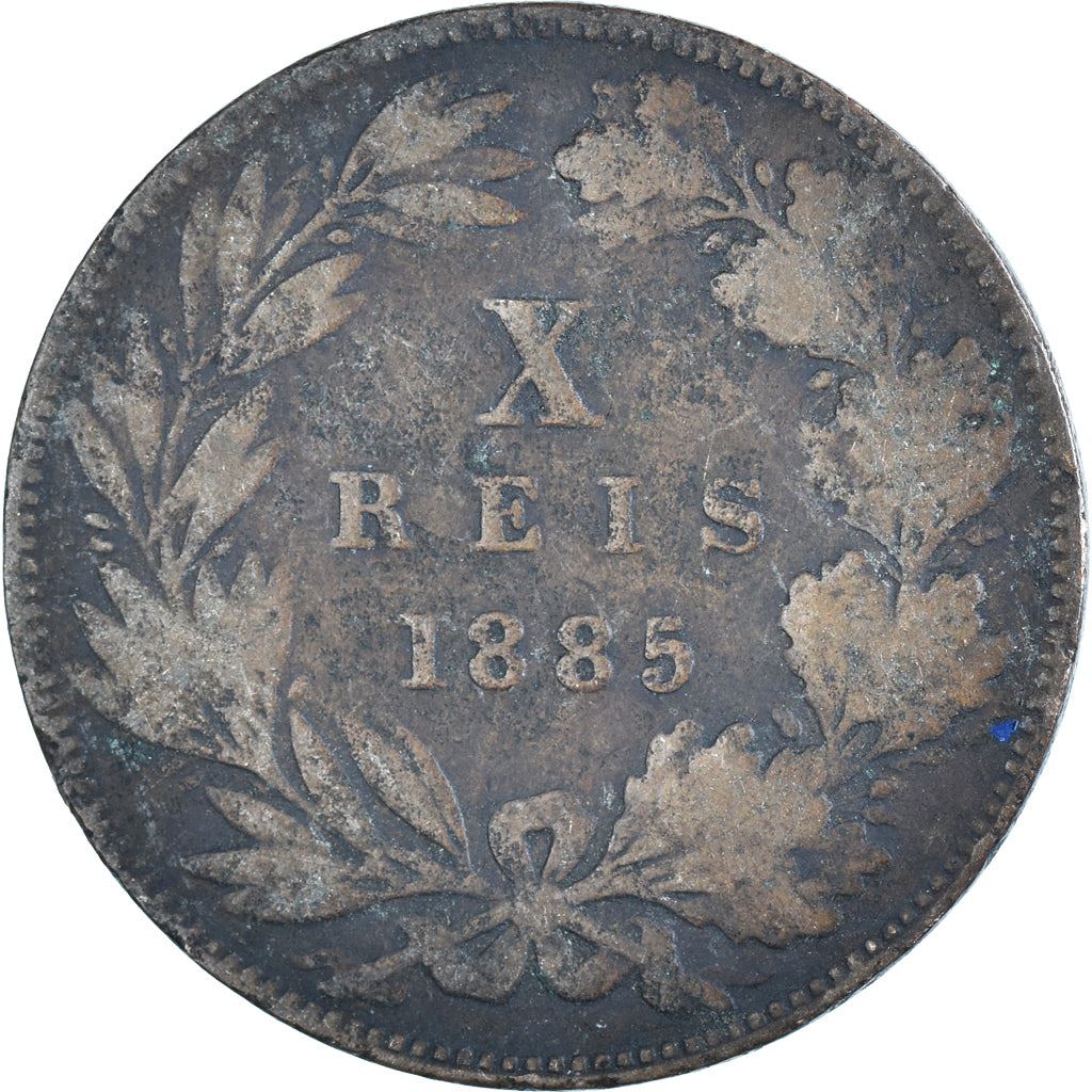 Portugal | 10 Reis Münze | Luíz I | Km:526 | 1882 - 1886