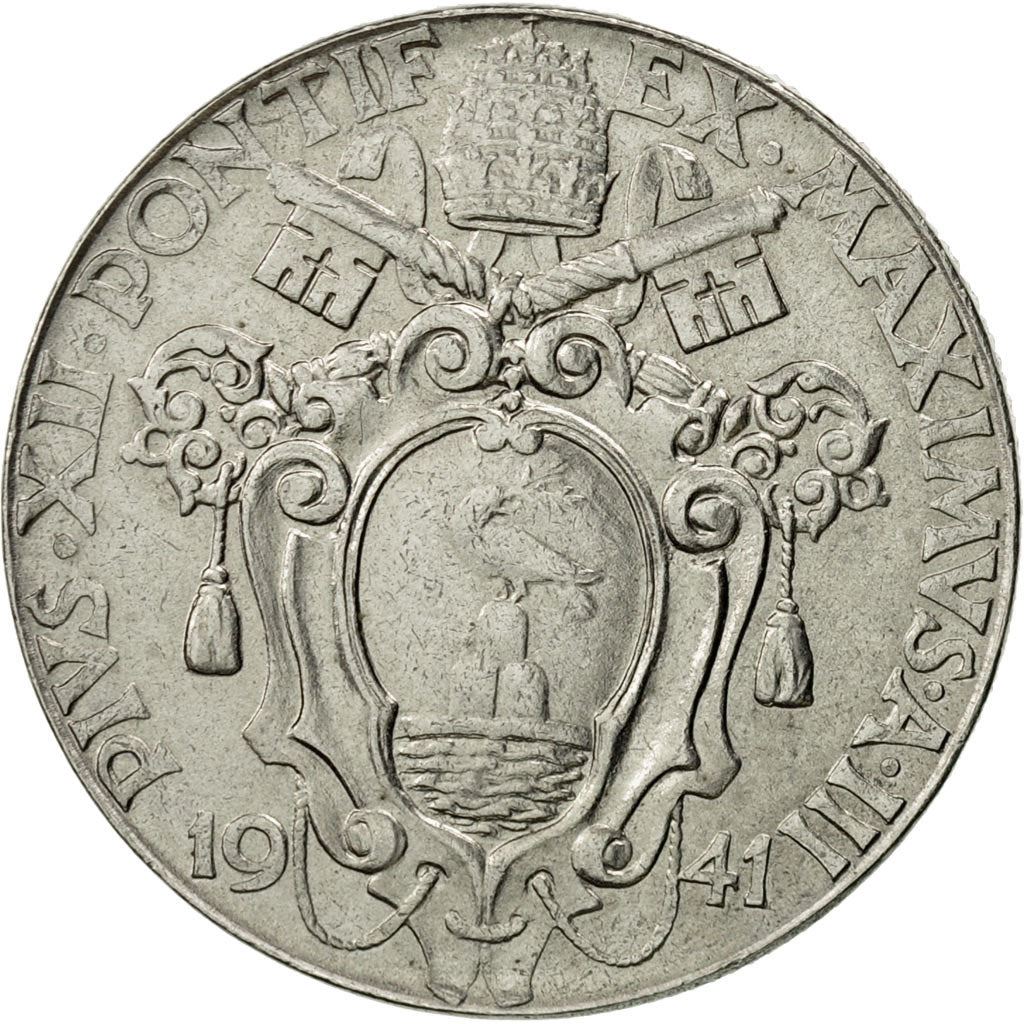 Watykan | Moneta 2 Lire | Pius XII | Km:27A | 1940 - 1941