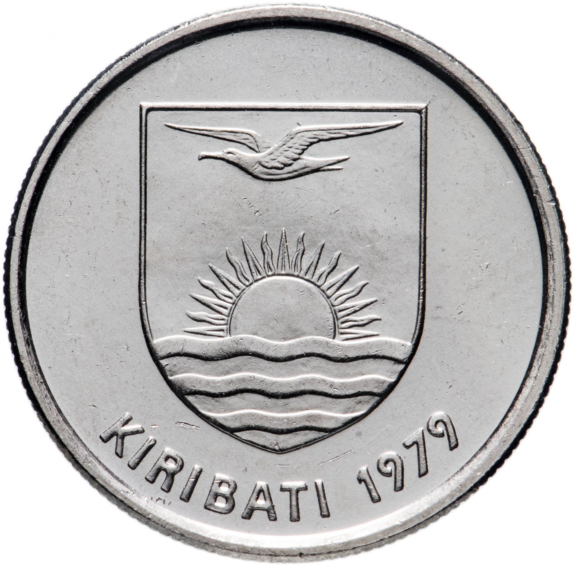 Kiribati | 5 Cents Coin | Stump-tailed Gecko | KM:3a | 1979