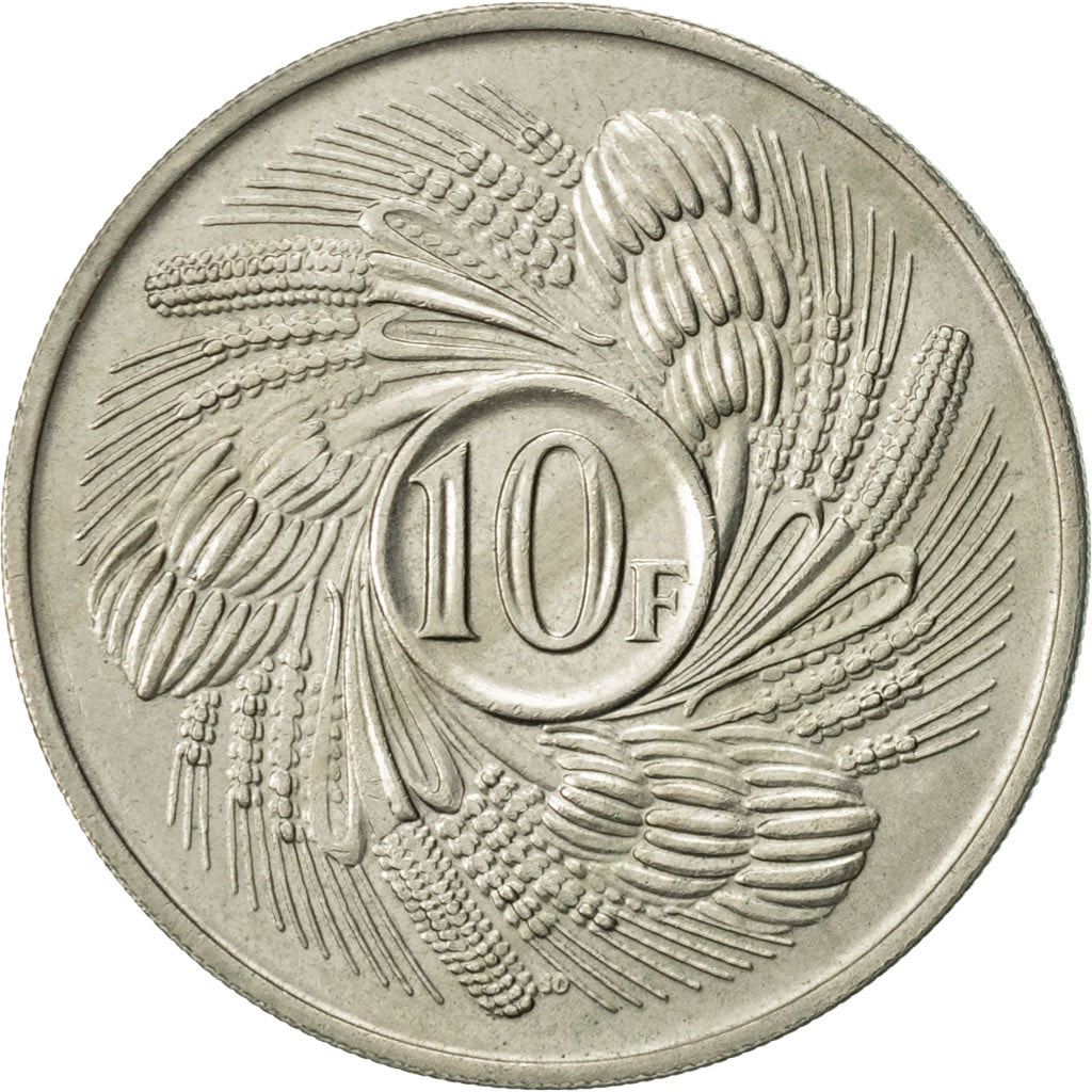 Burundi | 10 Francs Coin | FAO | Km:17 | 1968 - 1971