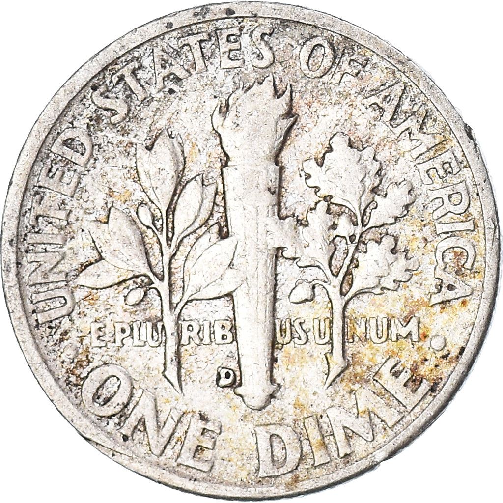 Vereinigte Staaten | 1 Dime Münze | Franklin D. Roosevelt | KM:195 | 1946 - 1964
