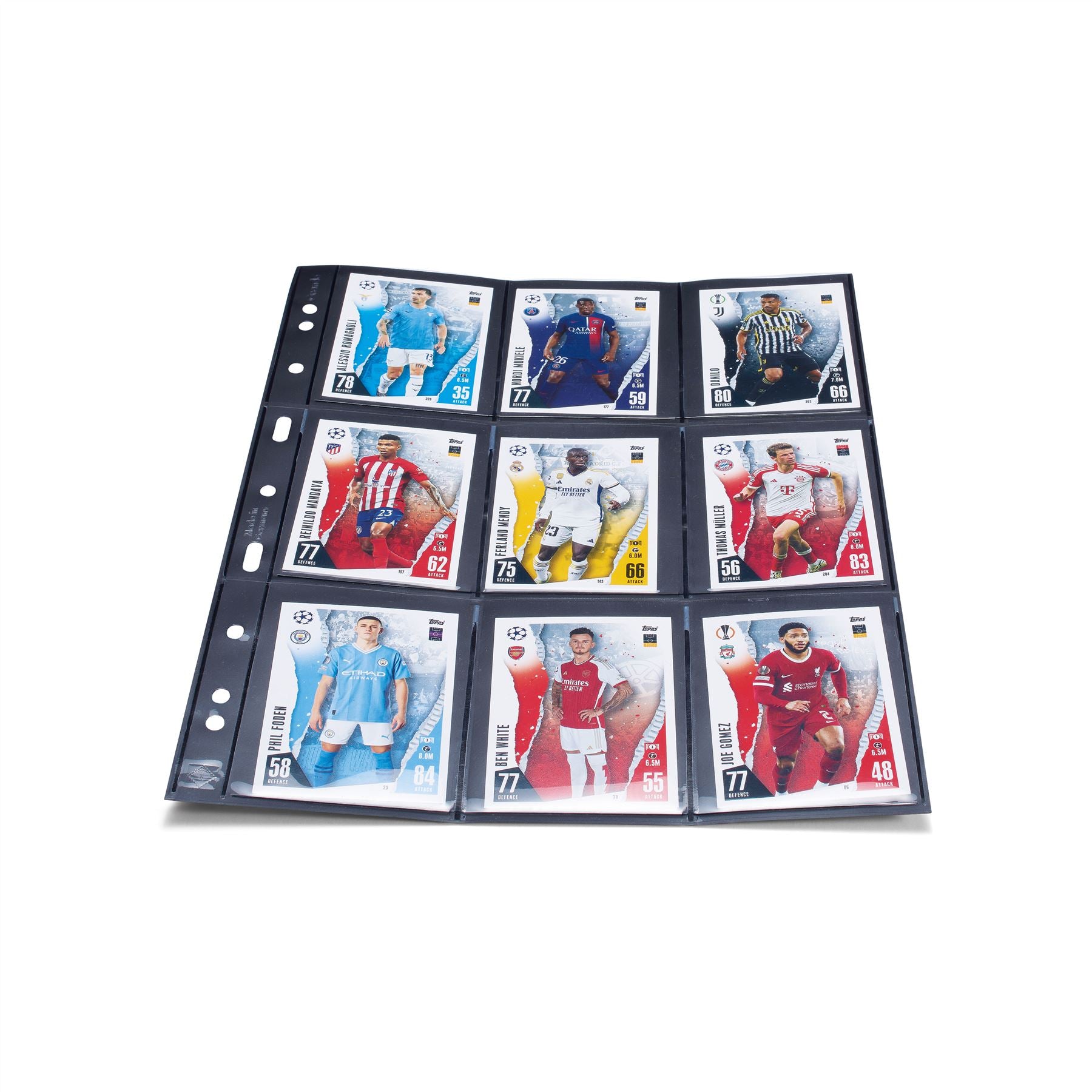 GRANDE Pocket Sheets for Ring Binders | Packs of 5 | Different Pocket Configurations | 2 Colors Available