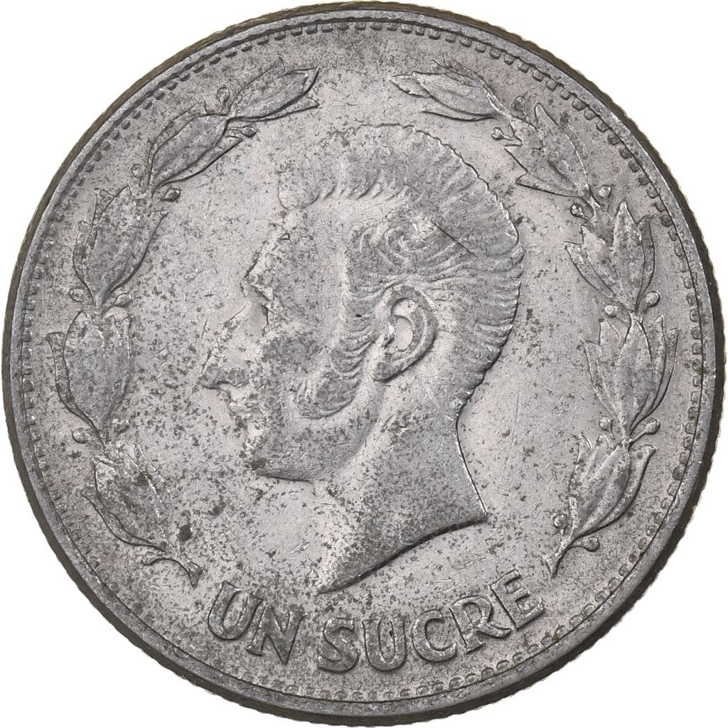 Ecuador | 1 Sucre Coin | Nickel | Military leader | KM:78.1 | 1937-1946