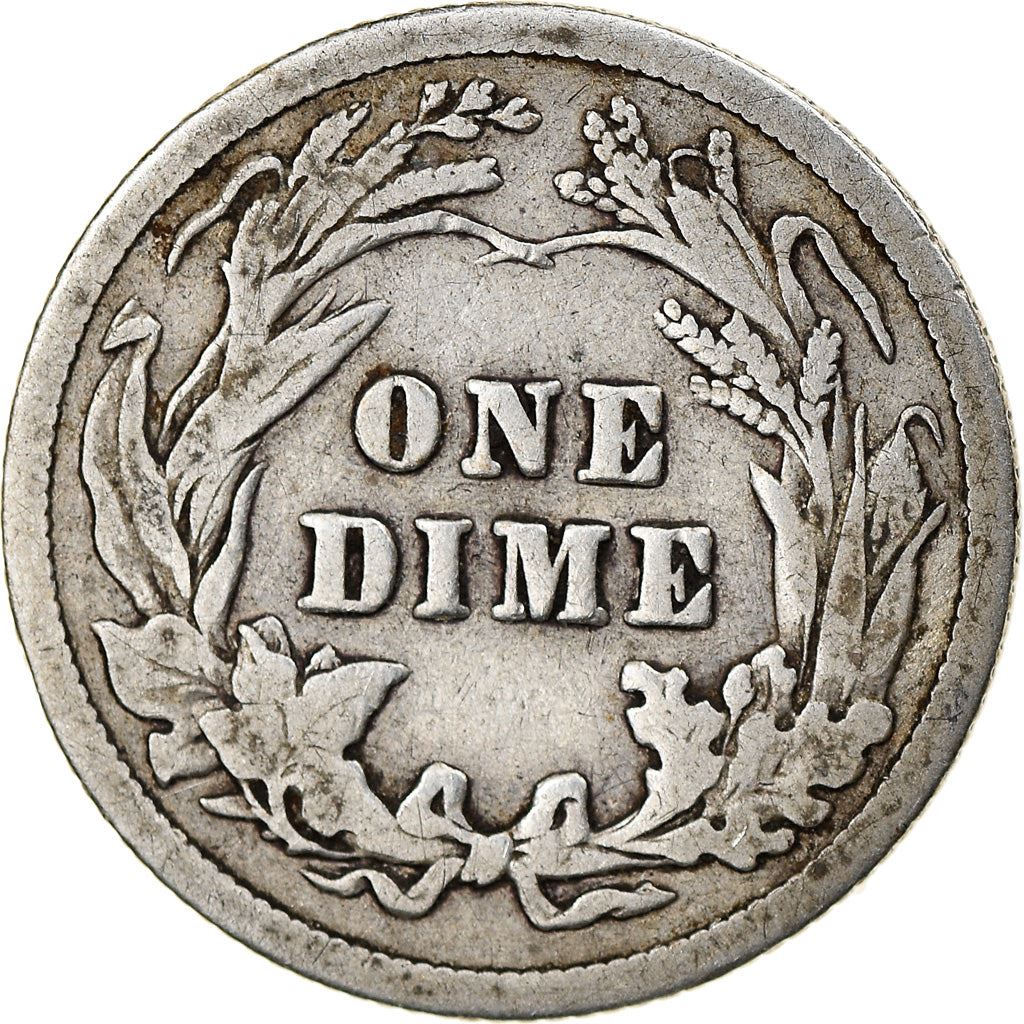 미국 | 1 다임 동전 | 바버 다임 | KM:113 | 1892 - 1916