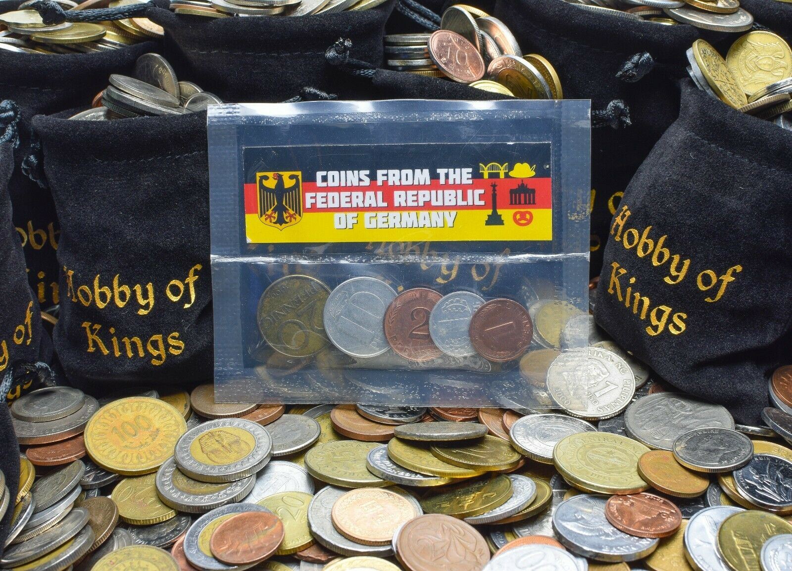 5 Mixed Coins From Germany | Pfennig - Mark | 1948 - 2001