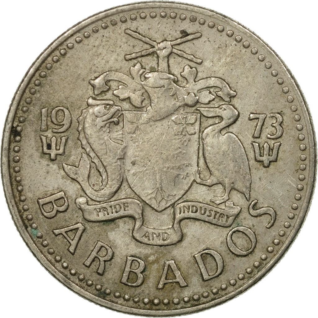 Barbados | 25 Cents Coin | Windmill | Km:13 | 1973 - 2006