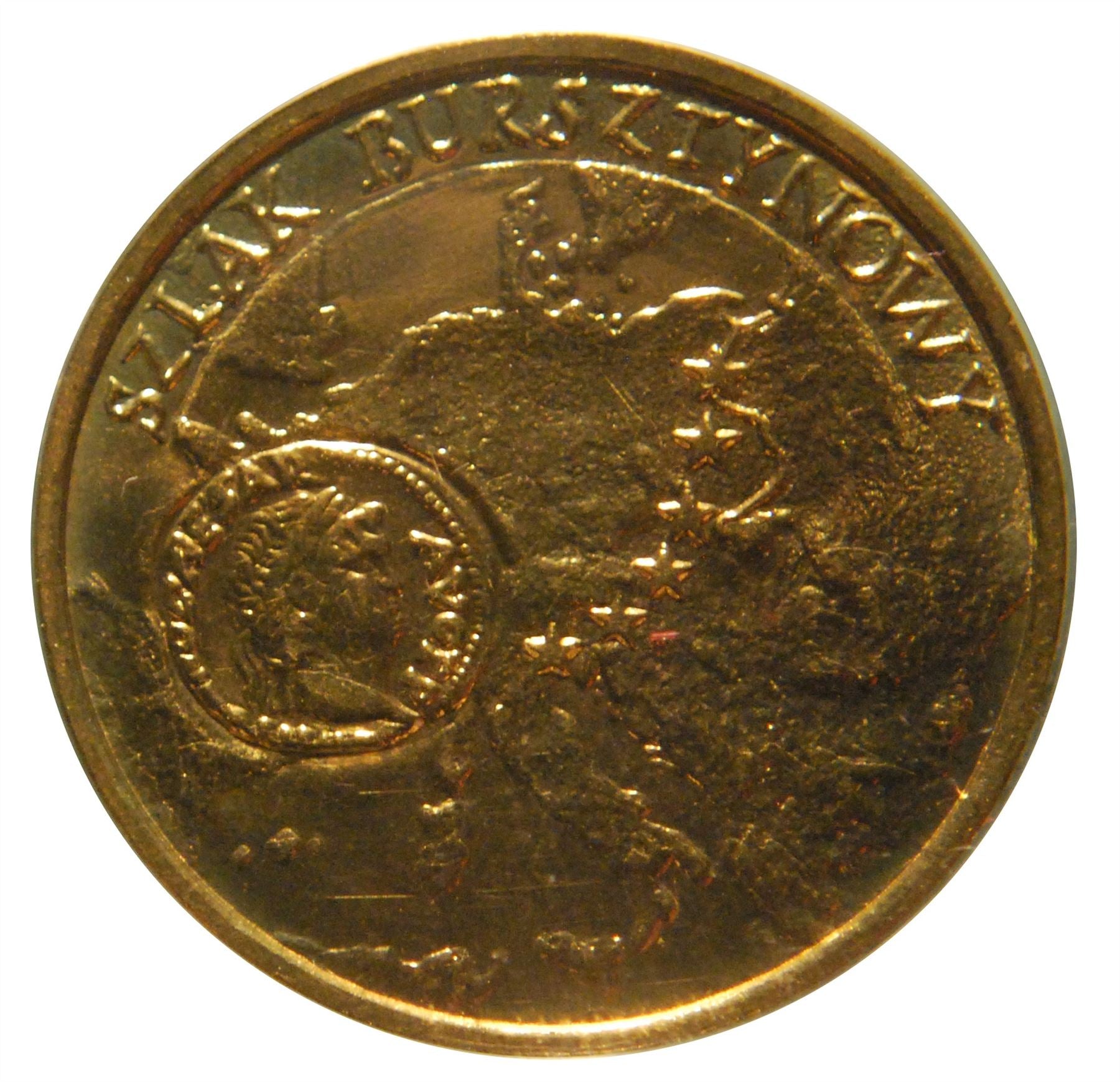 Poland | 2 Z?ote | Szlak Bursztynowy | Roman Coin | Eagle | KM410 | 2001