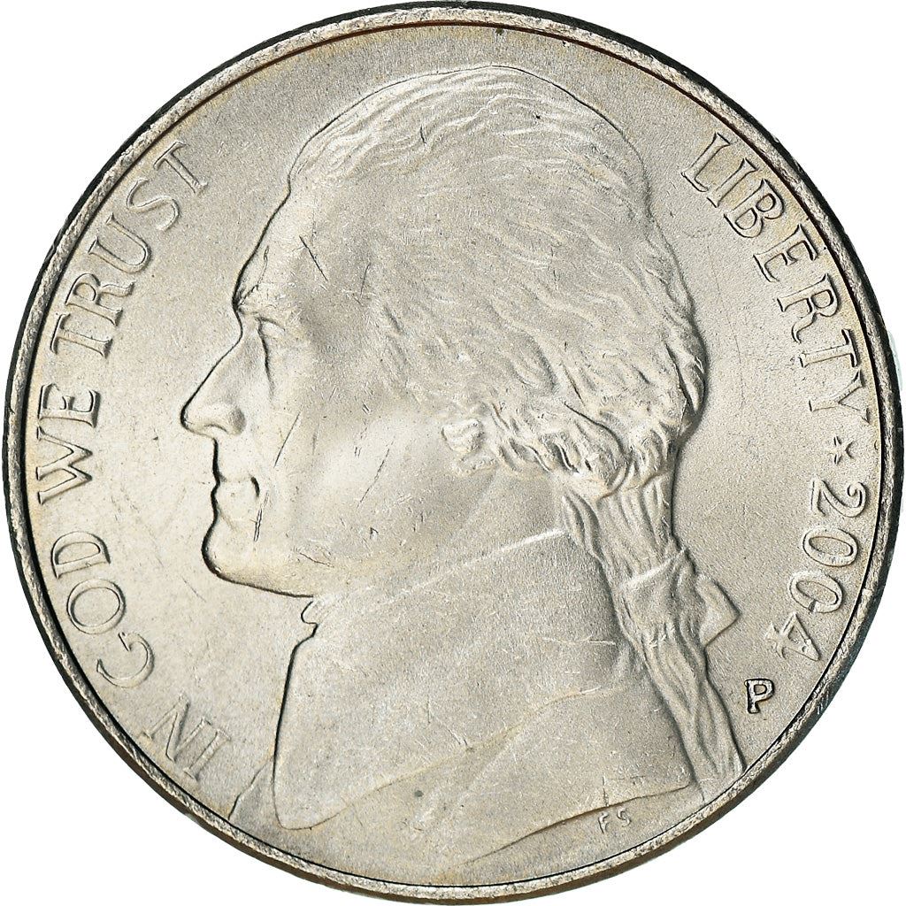 United States | 5 Cents Coin | Jefferson Nickel | Boat | Lewis and Clark | KM361 | 2004