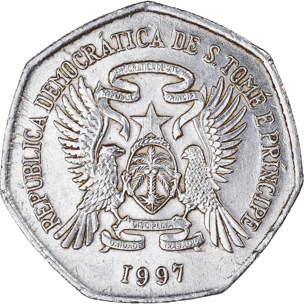 Sao Tome and Principe | 1000 Dobras Coin | FAO | Km:90 | 1997