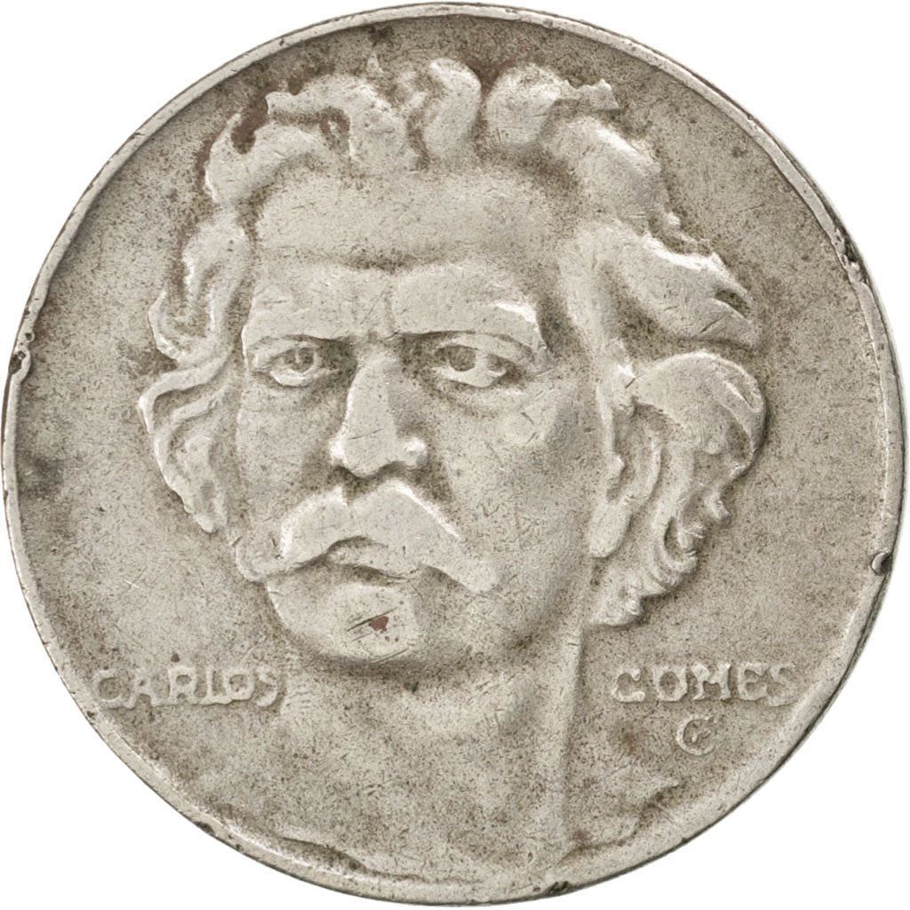 Brazil | 300 Reis Coin | Harp | Km:538 | 1936 - 1938