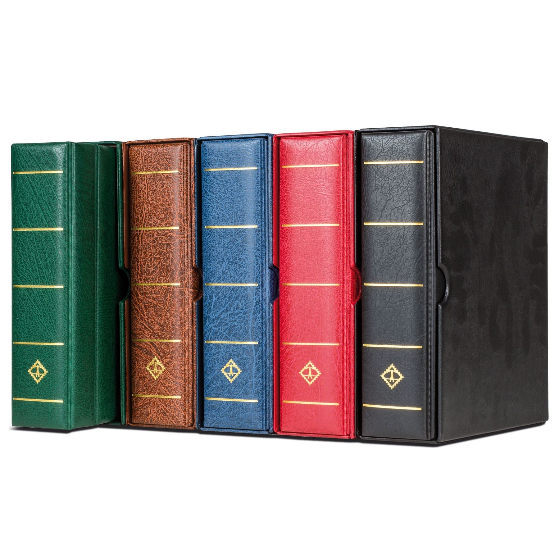 OPTIMA FLAT GIGANT Ring Binder with Slipcase | Coin and Banknote Album | Up to 80 Sheet Capacity | 4 Color Options