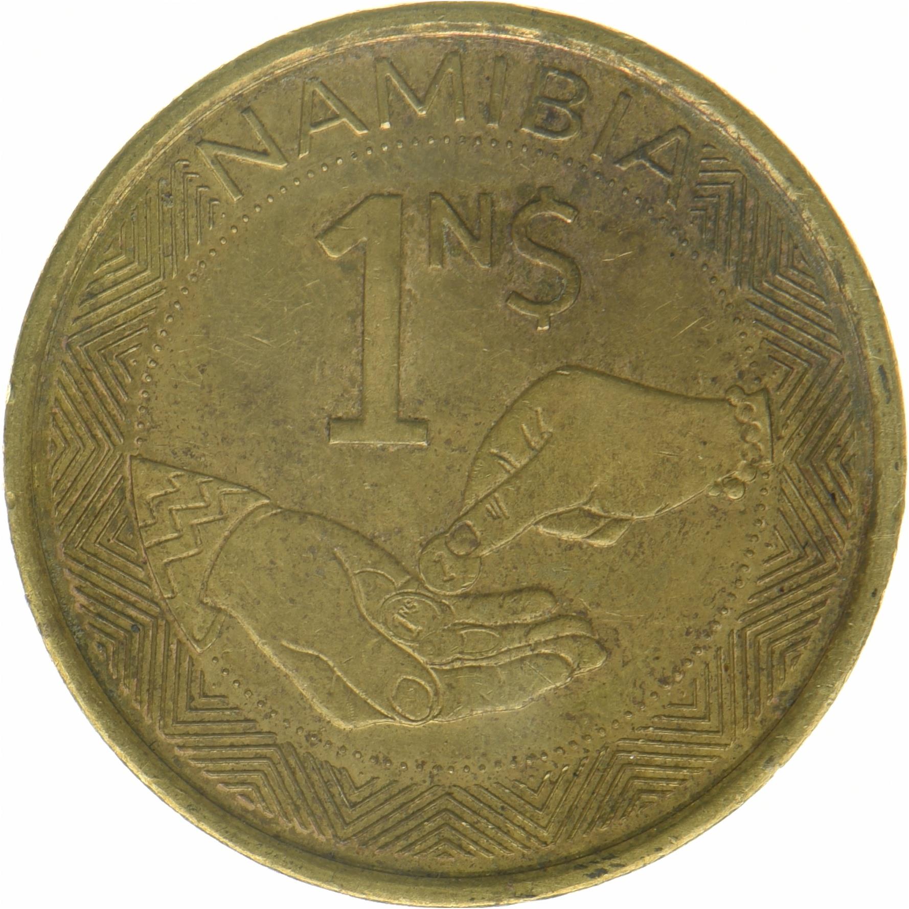 Namibia | 1 dollar mønt | Våbenskjold | 2025