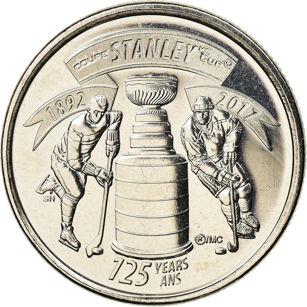 Canada | 25 Cents Coin | Stanley Cup | Km:2299 | 2017