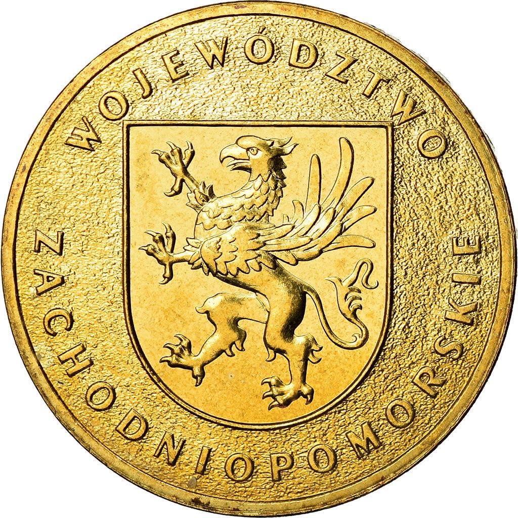 Poland | 2 Zlotys Coin | Zachodniopomorskie | Y:563 | 2005