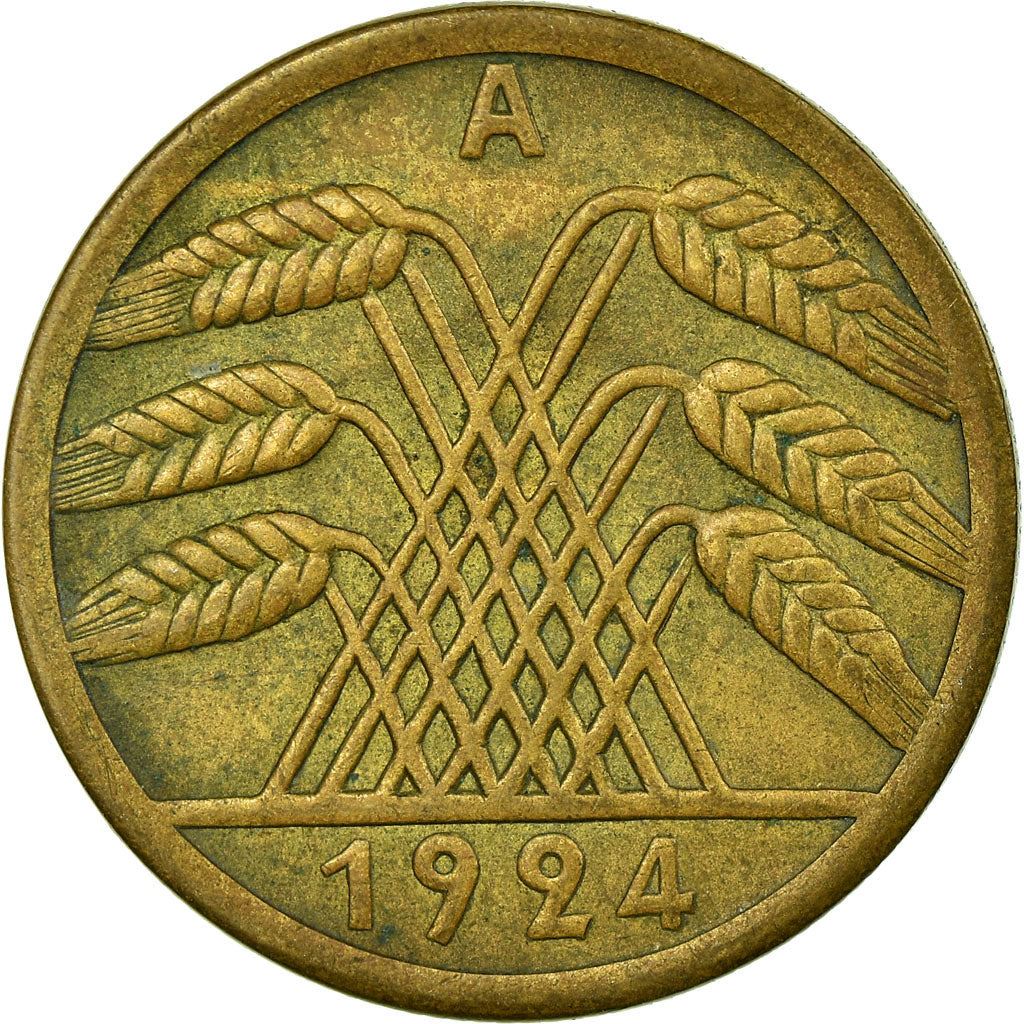 Germany | 50 Rentenpfennig Coin | Aluminium bronze | KM:34 | 1923 - 1924