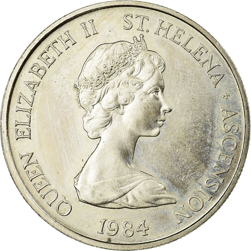 Sant'Elena e Ascensione | Moneta da 5 Pence | Elisabetta II | Wirebird | Km:3 | 1984