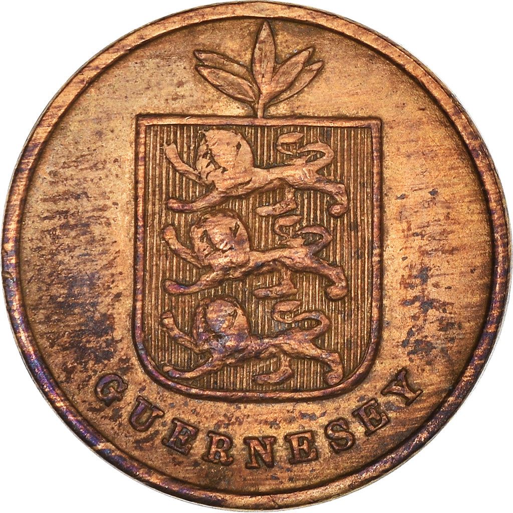 Guernsey 1 Double Coin | KM10 | 1868 - 1911