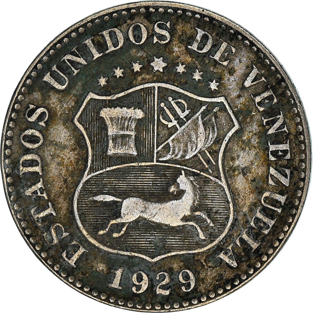 Venezuela | 5 Centimos Coin | Palomo Horse | KM27 | 1896 - 1938