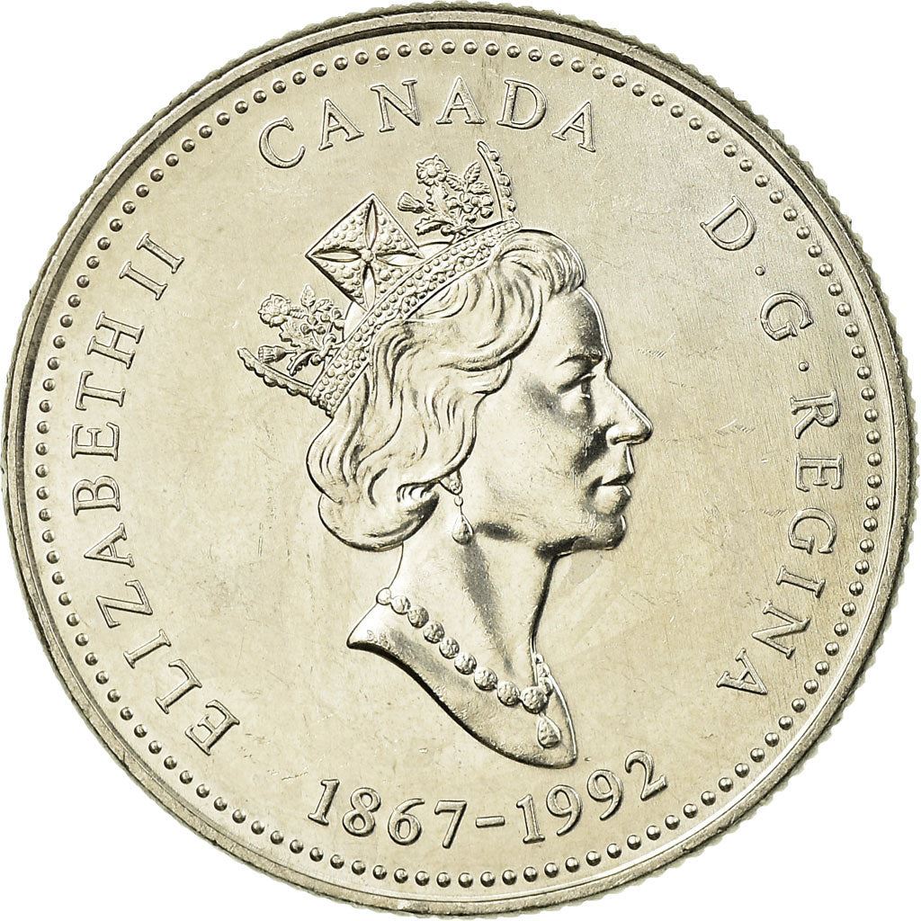 Canada | 25 Cents Coin | Nickel | Alberta | KM:221 | 1992
