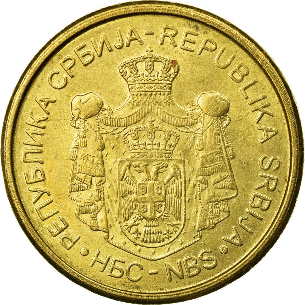 Serbia | 5 Dinara Coin | Krusedol Monastery | KM56 | 2011 - 2012