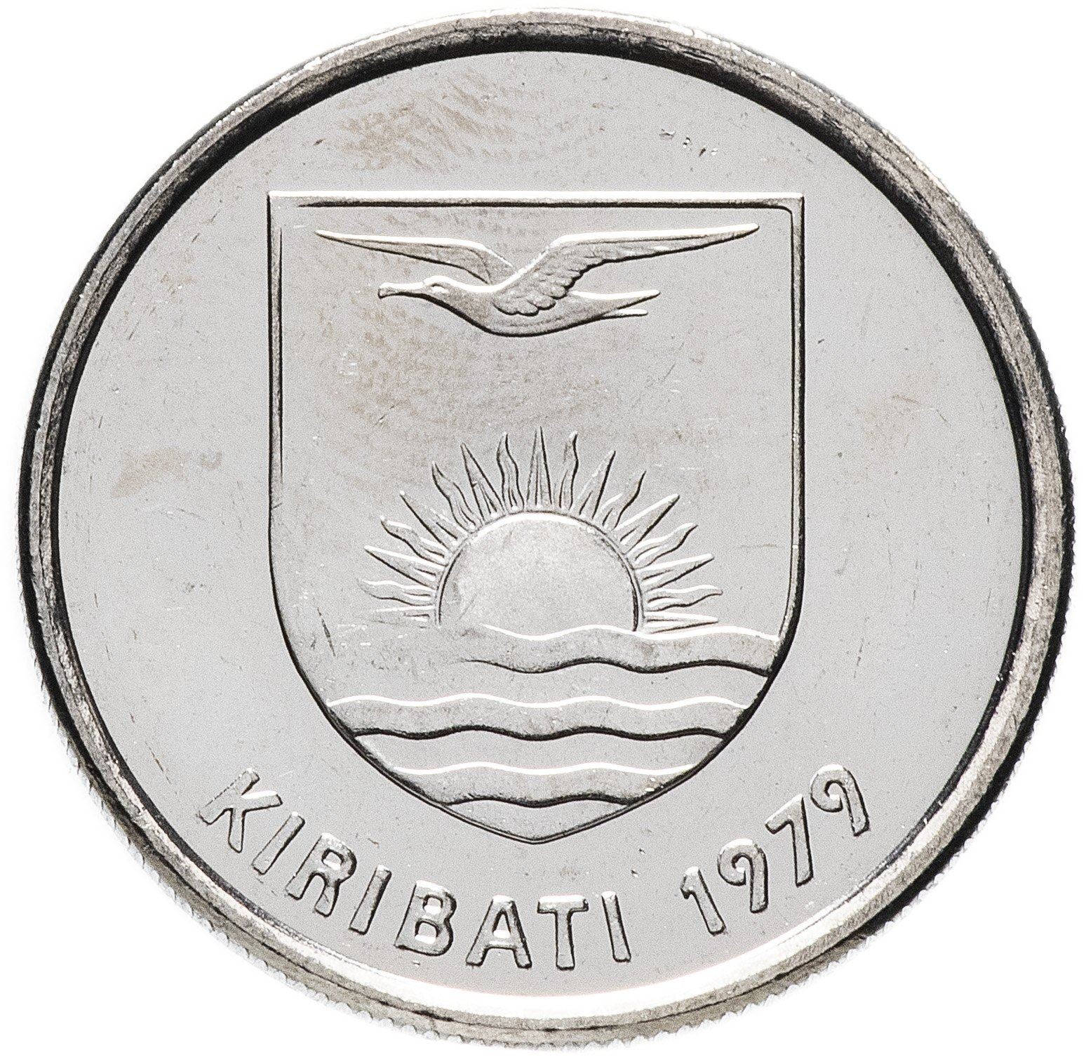 Kiribati | 5 Cents Coin | Stump-tailed Gecko | KM:3a | 1979