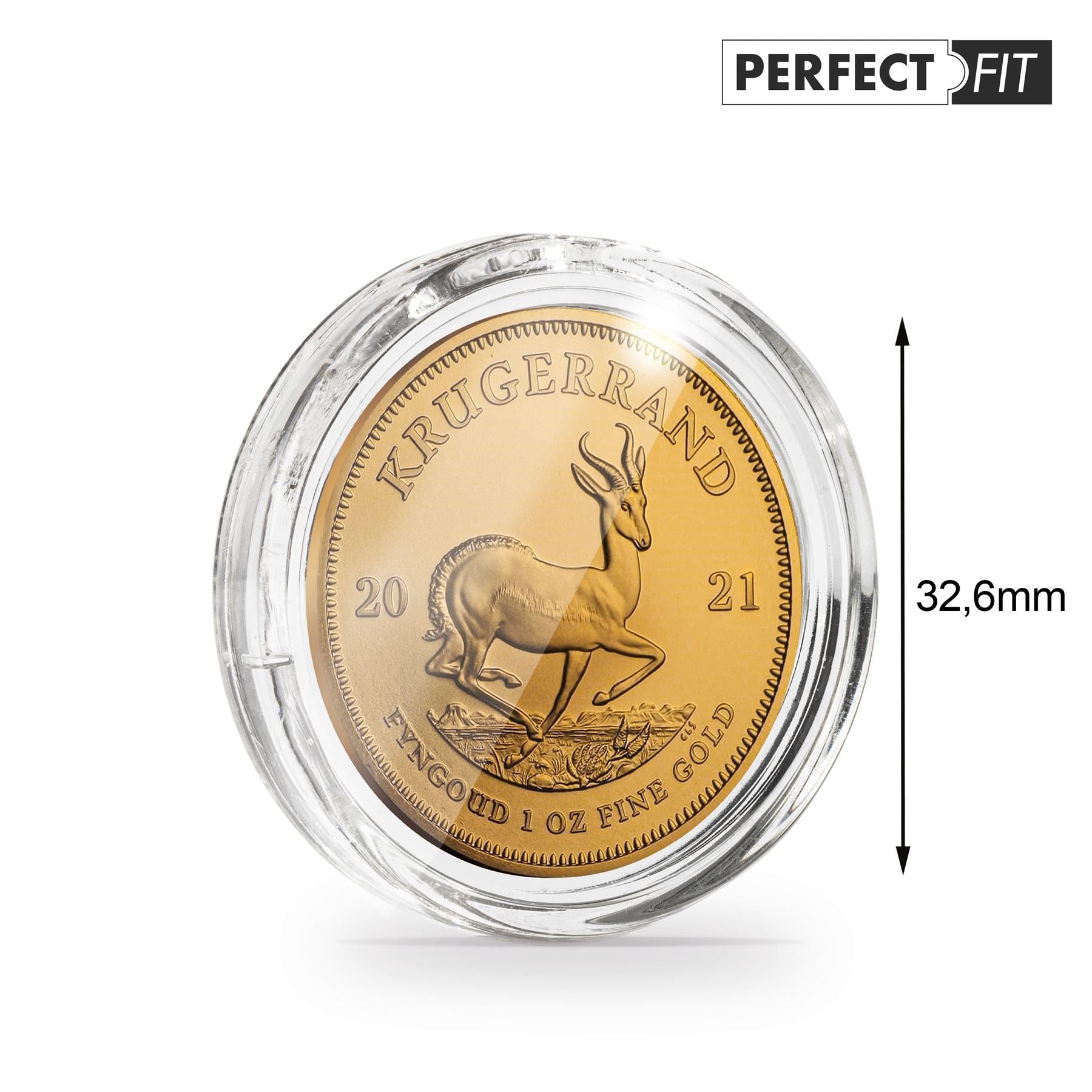 ULTRA "Perfect Fit" Rimless Coin Capsules | Perfect Fit for Specific Coins | Packs of 10