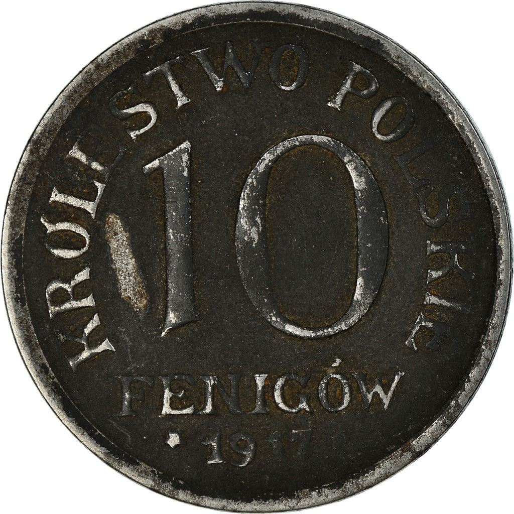Poland | 10 Fenigow | Eagle | KM6 | 1917 - 1918