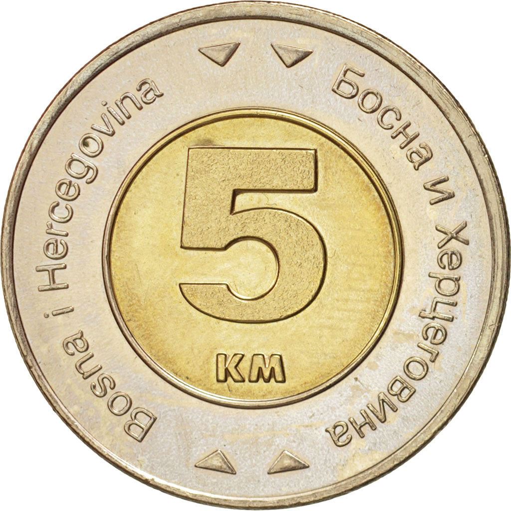 Bosnia and Herzegovina | 5 Konvertibilnih Maraka Coin | Dove of Peace | Km:120 | 2005 - 2022
