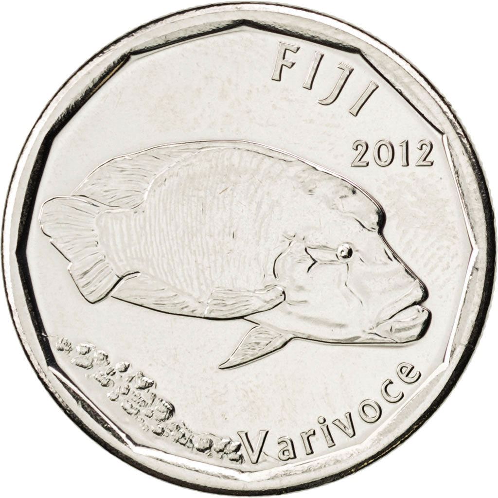 Fiji | 50 Cents Coin | Canoe | Km:335 | 2012 - 2017