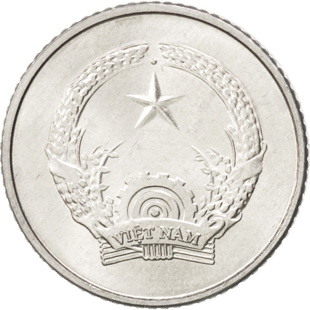 Vietnam | 5 Hao Coin | Aluminium | Coat of Arms | KM:13 | 1976