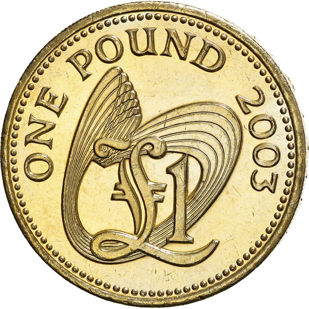 Guernsey 1 Pound Coin | Queen Elizabeth II | KM110 | 2001 - 2012