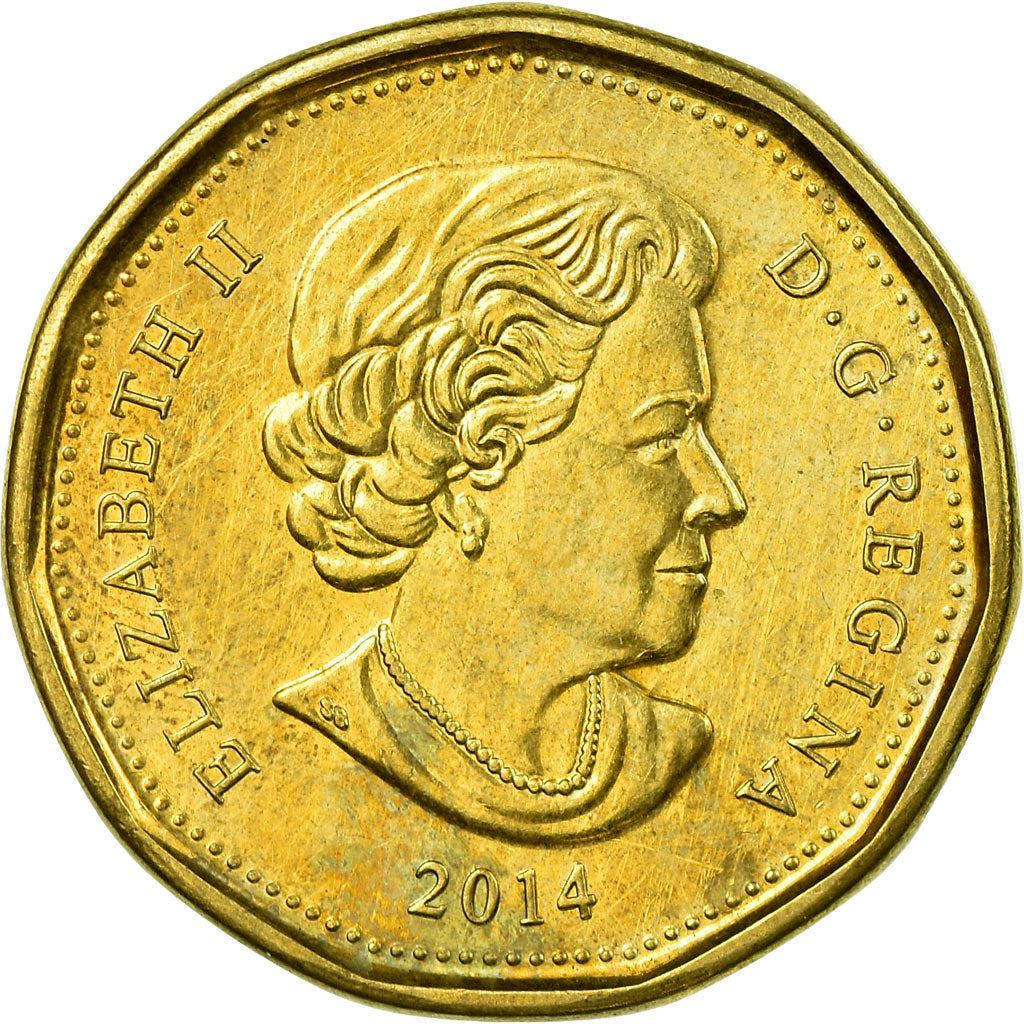Canada | 1 Dollar Coin | Brass plated steel | 4th portrait | KM:1255 | 2012-2022