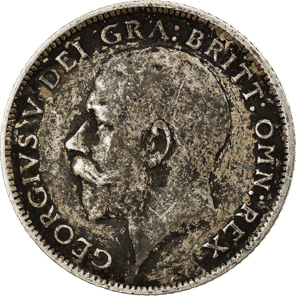 United Kingdom | 6 Pence Coin | George V | Km:815 | 1911 - 1920
