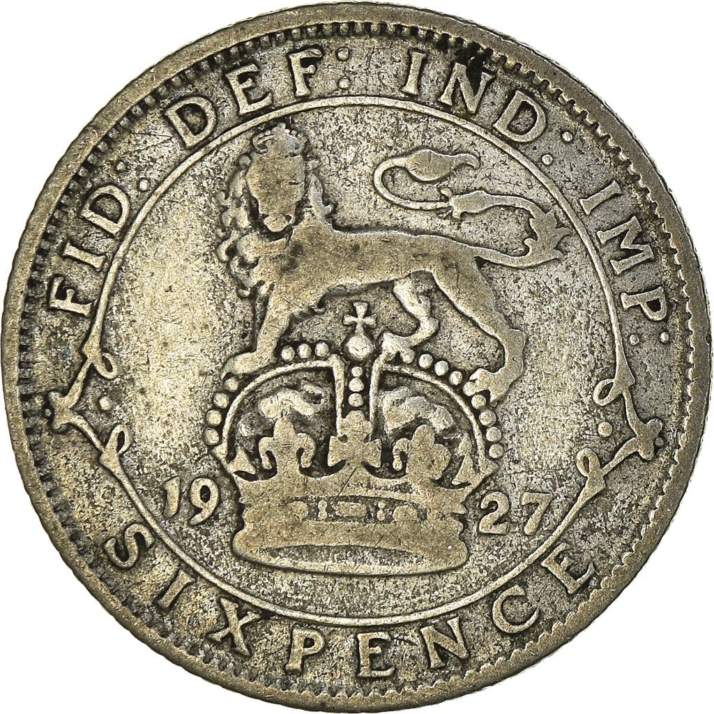 United Kingdom | 6 Pence Coin | George V | Km:828 | 1926 - 1927