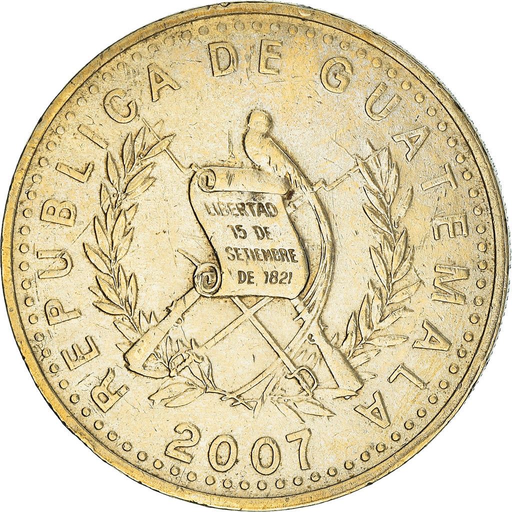 Guatemala | 50 Centavos Coin | Orchid | Km:283 | 1998 - 2007