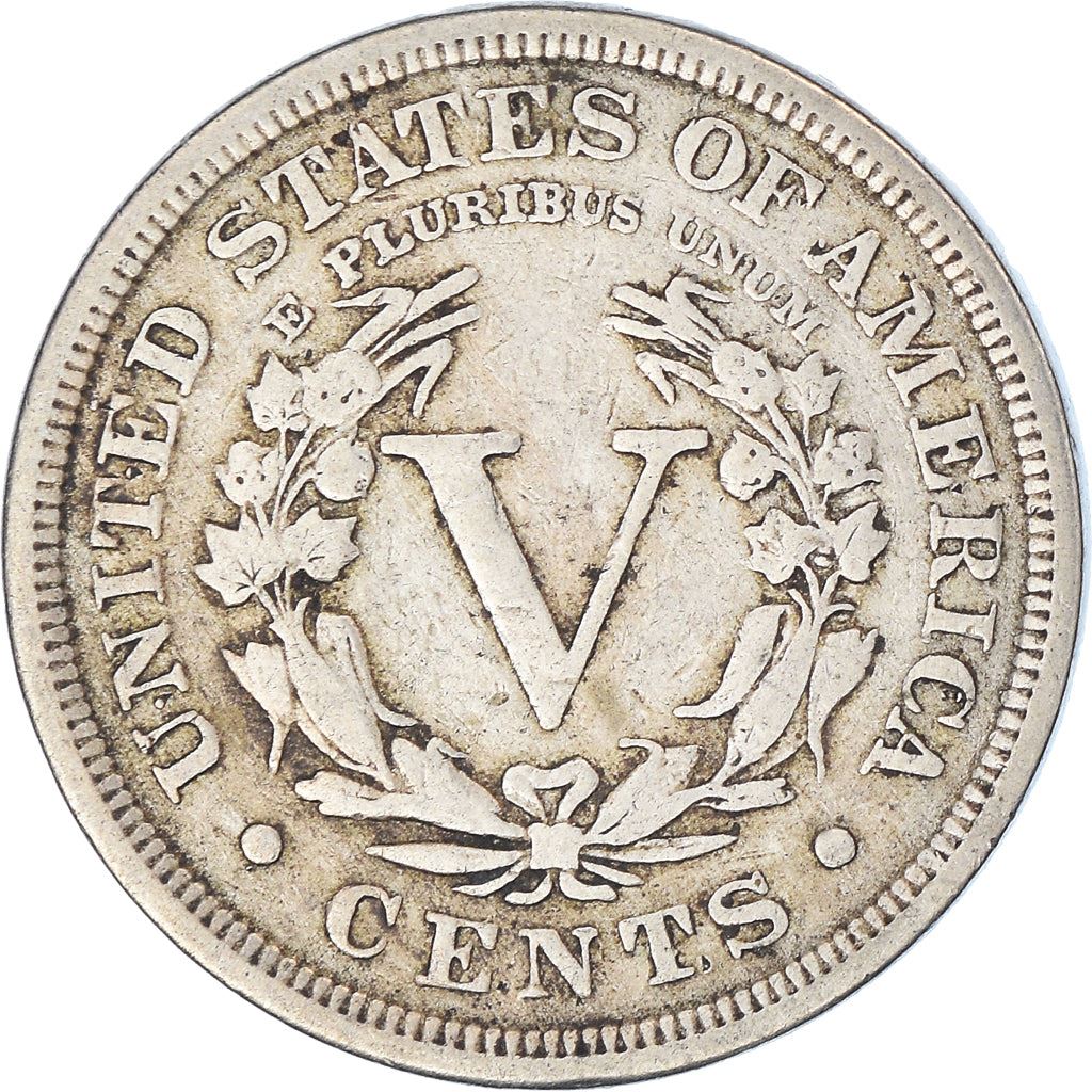 United States | 5 Cents Coin | Liberty | Roman Numeral | KM112 | 1883 - 1913