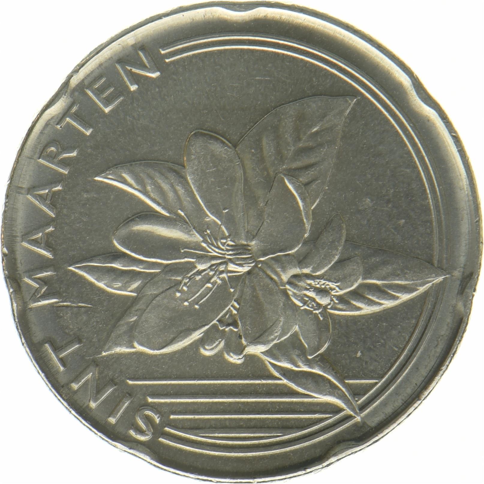 Niederlande › Niederländische Karibik › Curaçao | 25-Cent-Münze | Orangenblüte | 2025