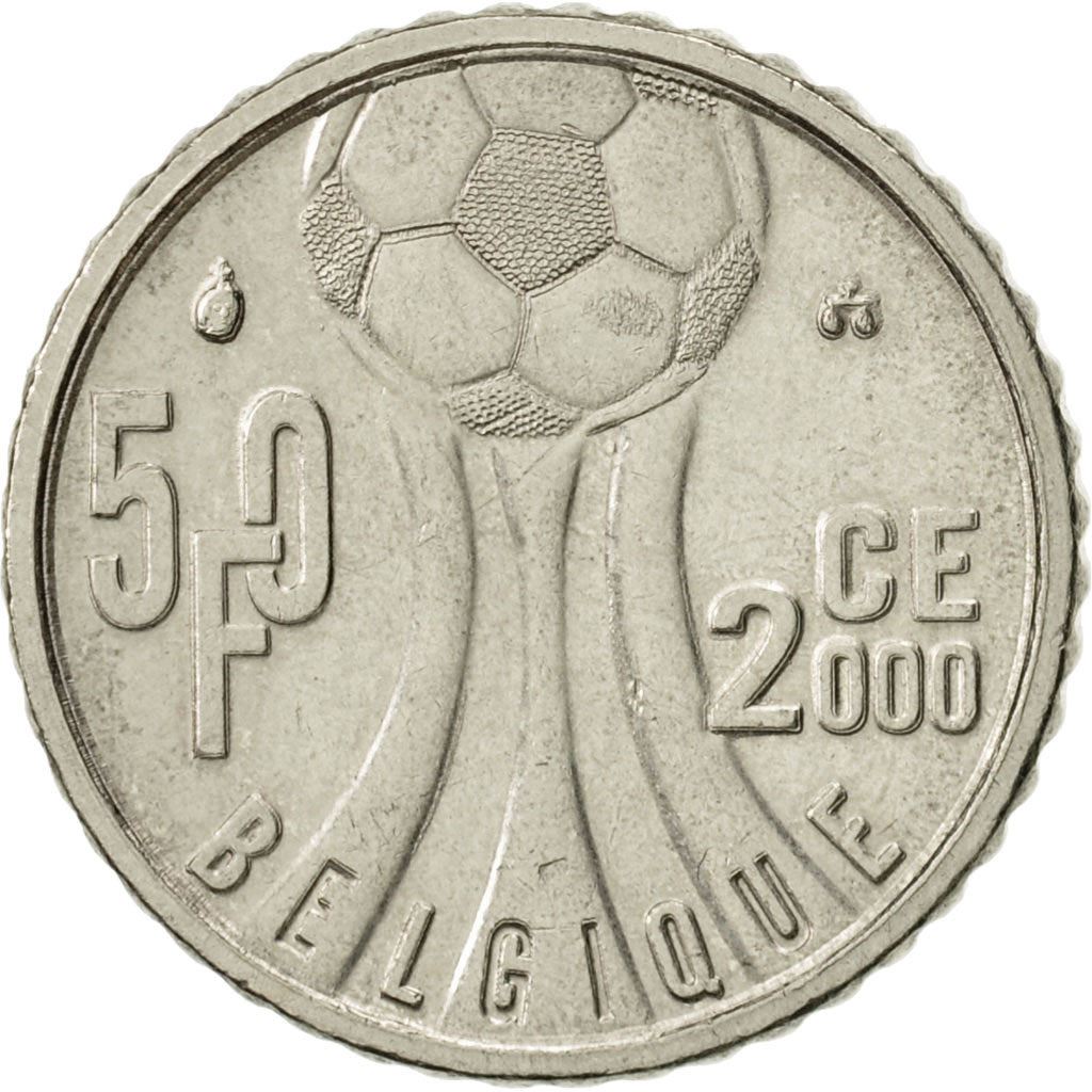 Belgium | 50 Francs Coin | Soccer Championship | Km:213 | 2000