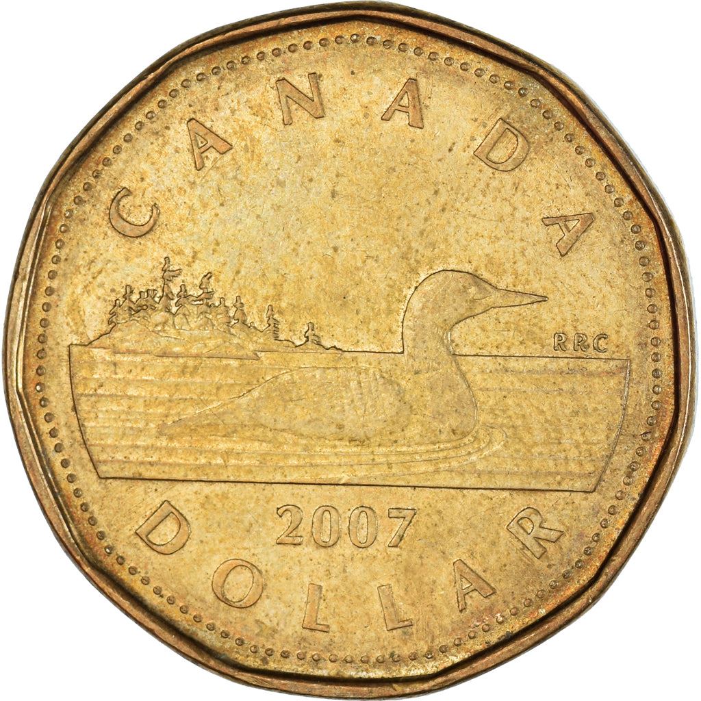 Canada | 1 Dollar Coin | Bronze plated nickel | 4th portrait | KM:495 | 2003-2012