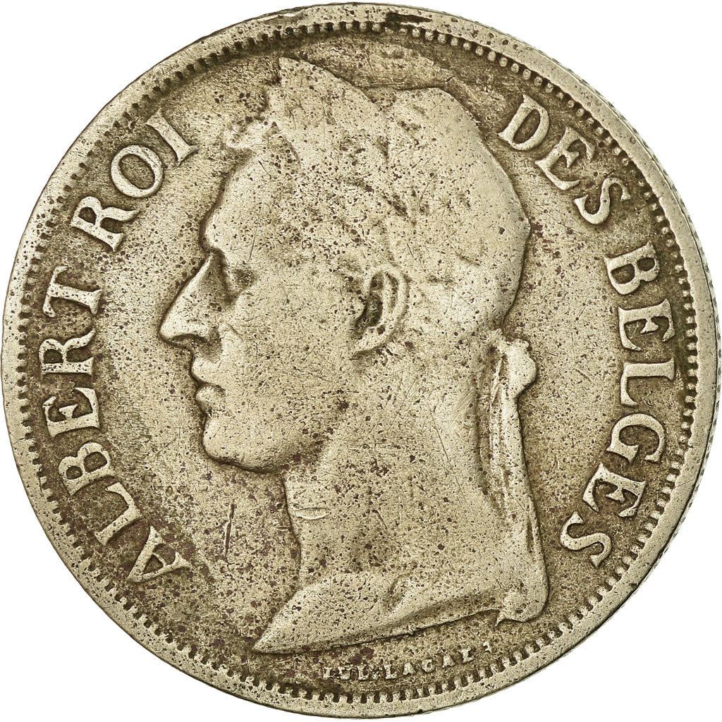 Belgian Congo | 1 Franc Coin | Palm tree | Km:20 | 1920 - 1930