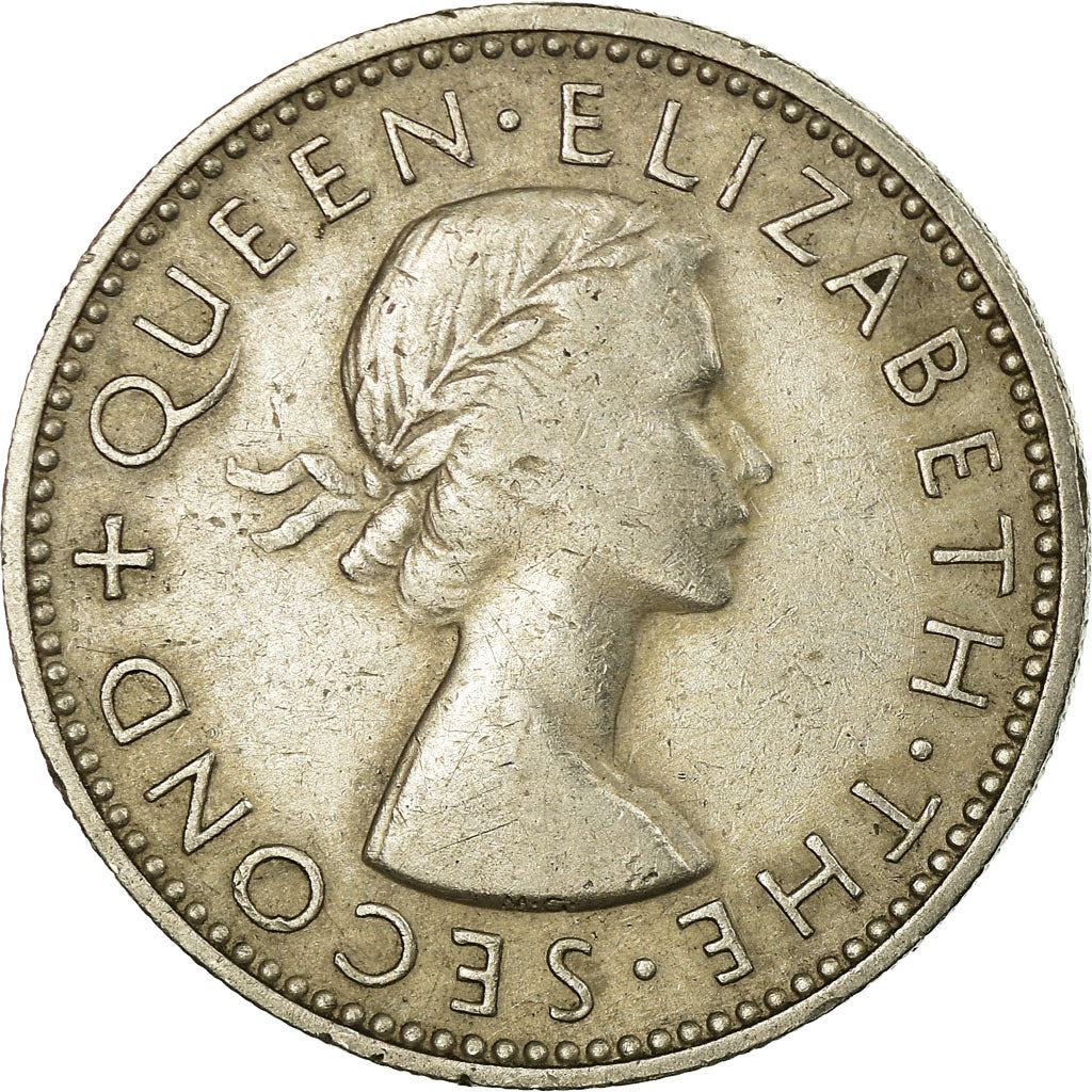 Rhodesia and Nyasaland | 1 Shilling Coin | Elizabeth II | Sable Antelope | Km:5 | 1955 - 1957