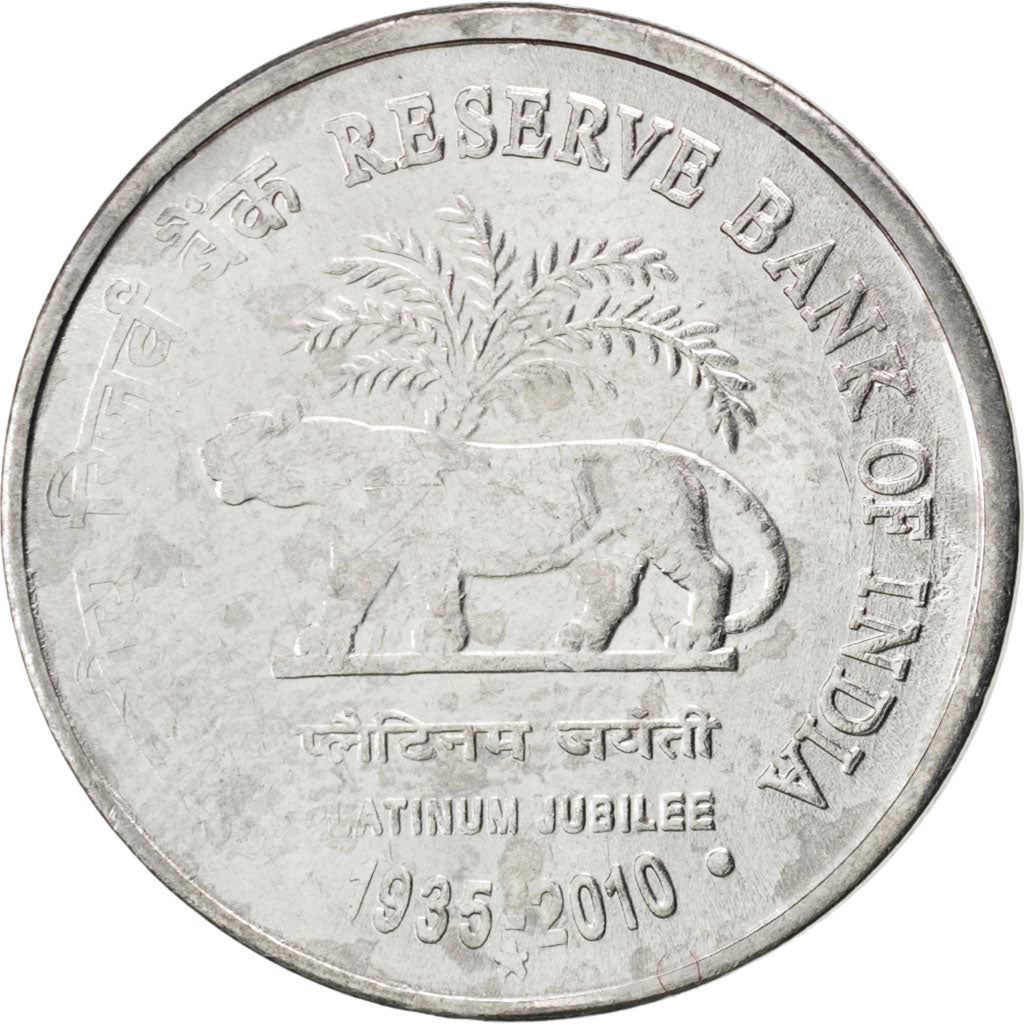 India 1 Rupee Coin 2010 KM:385