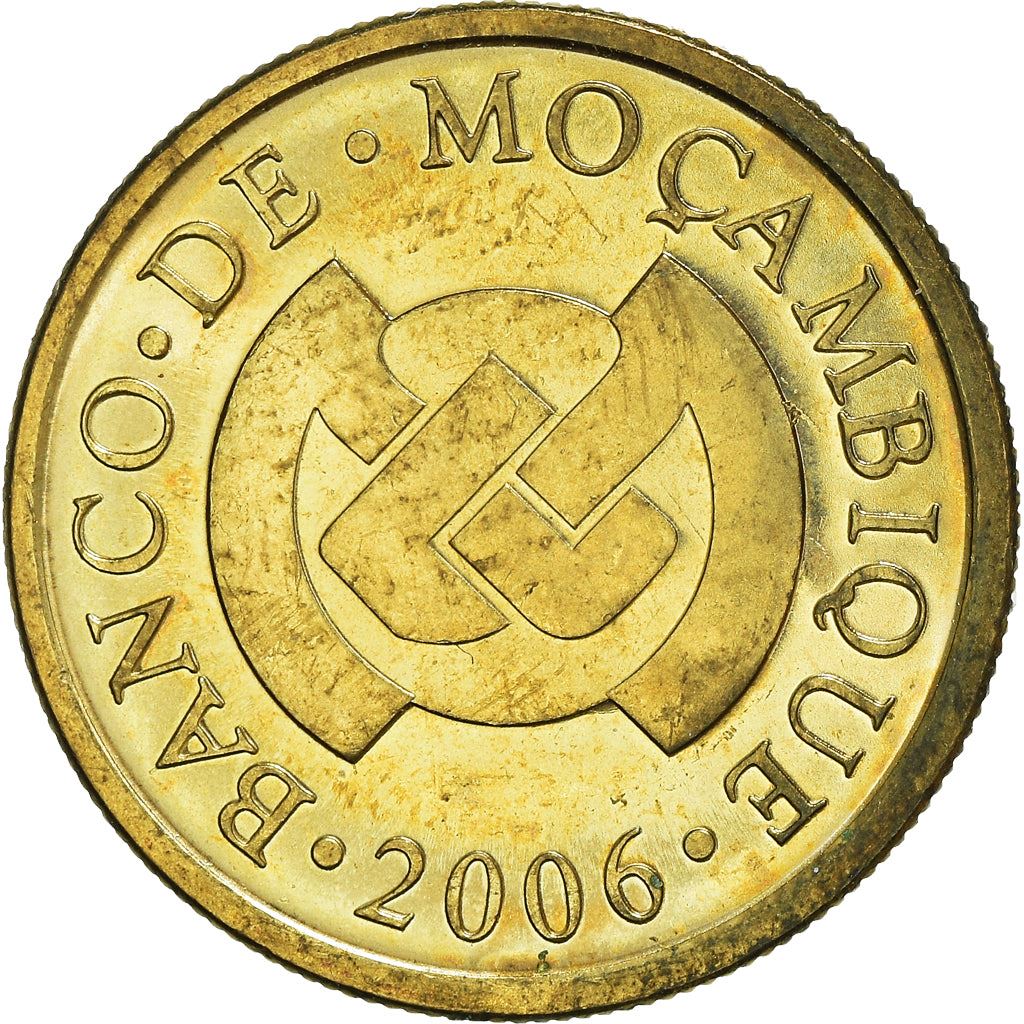 Mozambique | 20 Centavos Coin | Cotton Plant | Km:135 | 2006