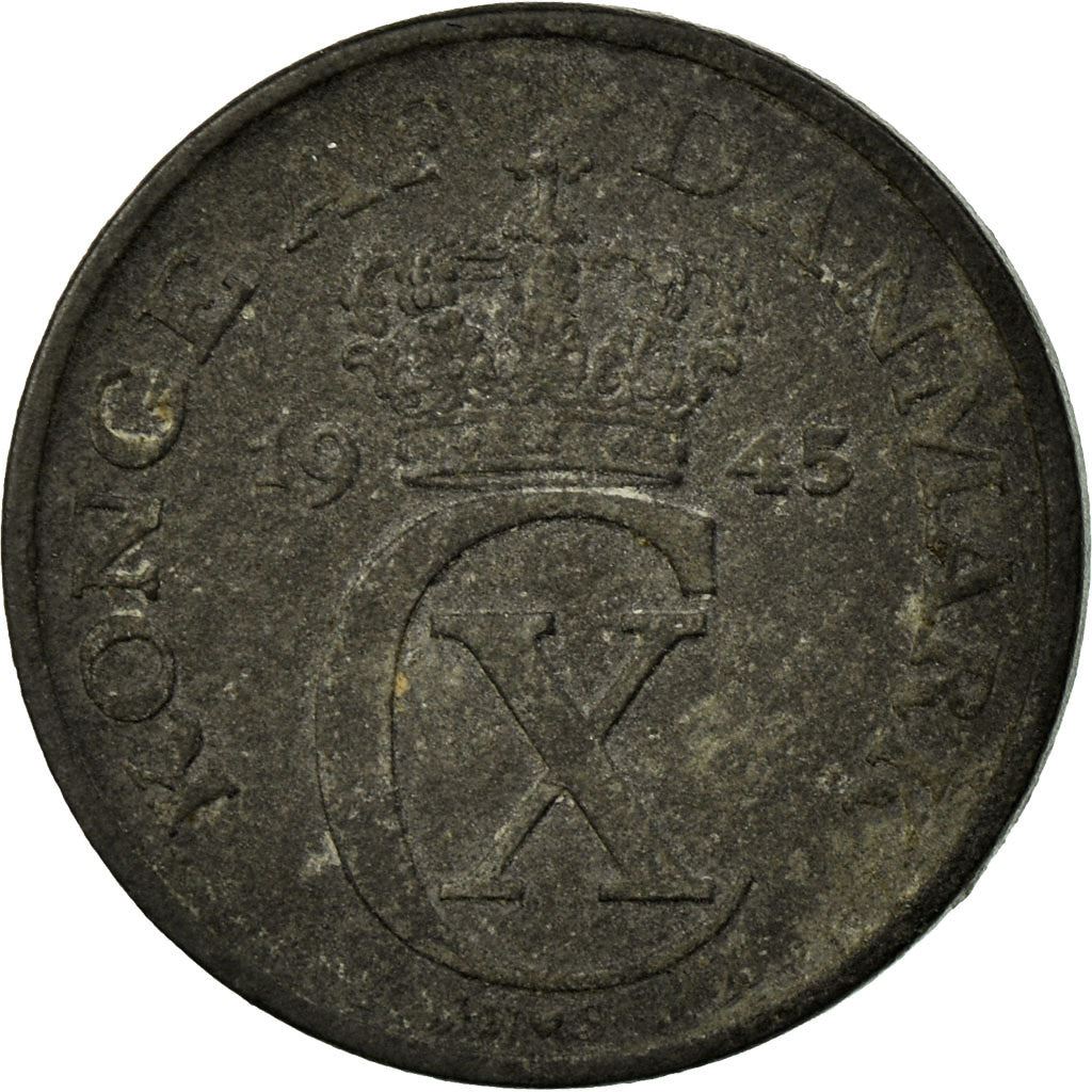 Denmark | 1 Ore Coin | Monogram | Km:832 | 1941 - 1946