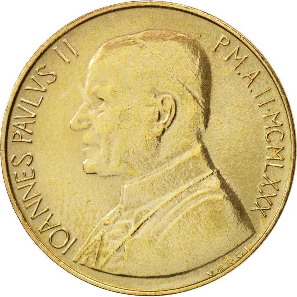 Vatican City | 20 Lire Coin | John Paul II | Km:144 | 1979 - 1980
