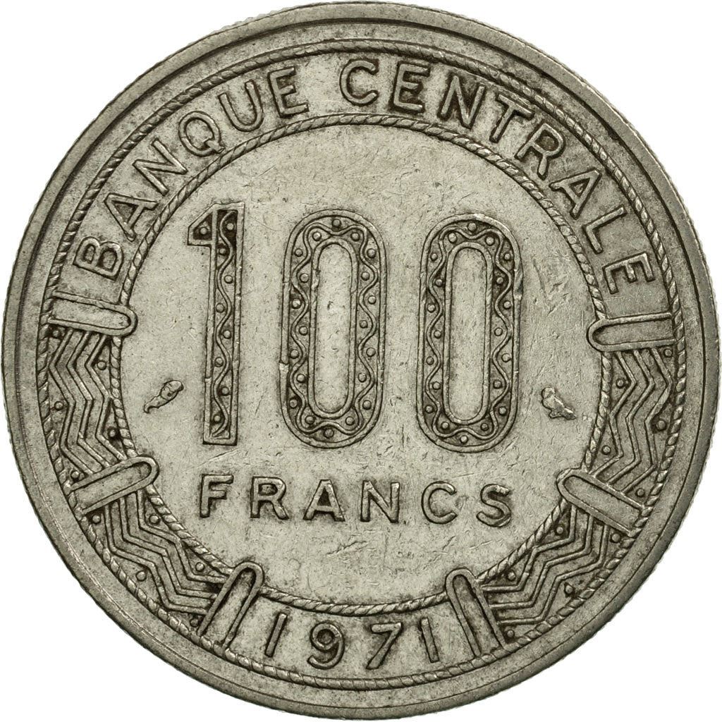 Republic of The Congo | 100 Francs Cfa Coin | Giant Elands | Km:1 | 1971 - 1972