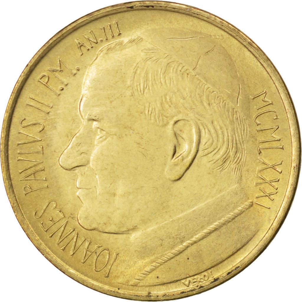 Vatican City | 20 Lire Coin | Hospitality | Km:156 | 1981