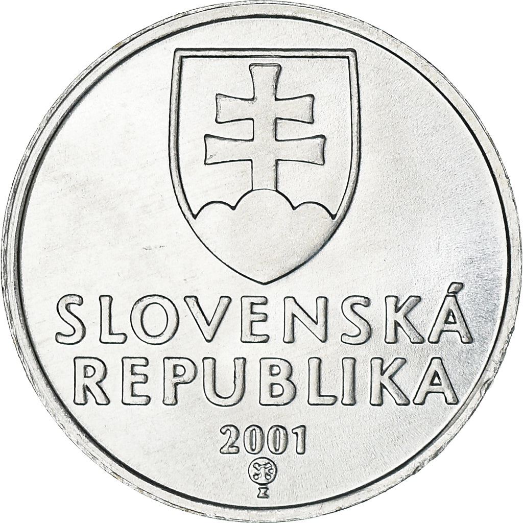 Slovakia | 10 Halierov Coin | Wooden Belfry | Slovak Shield | Km:17 | 1993 - 2003